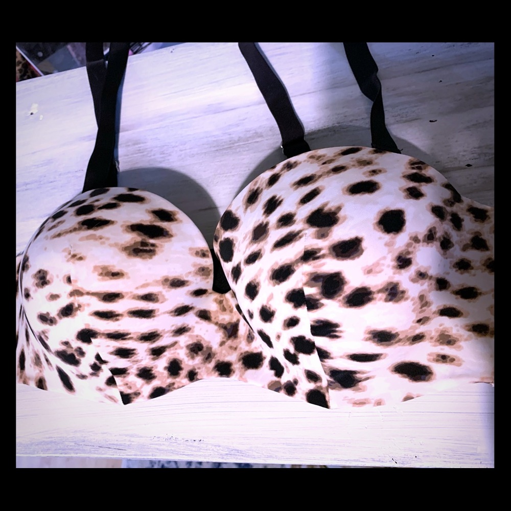 Leopard print bra